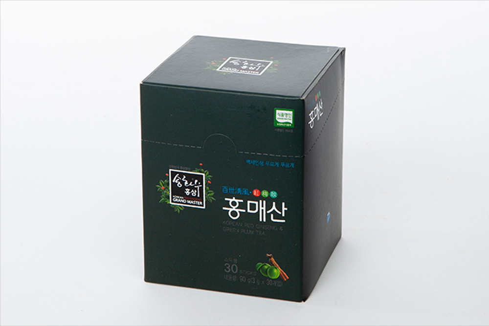 송화수 홍매산 이미지